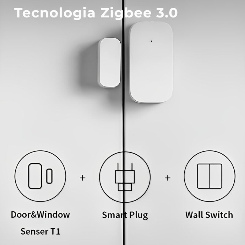 Sensor para Portas e Janelas Aqara T1 (Zigbee 3.0) Preto