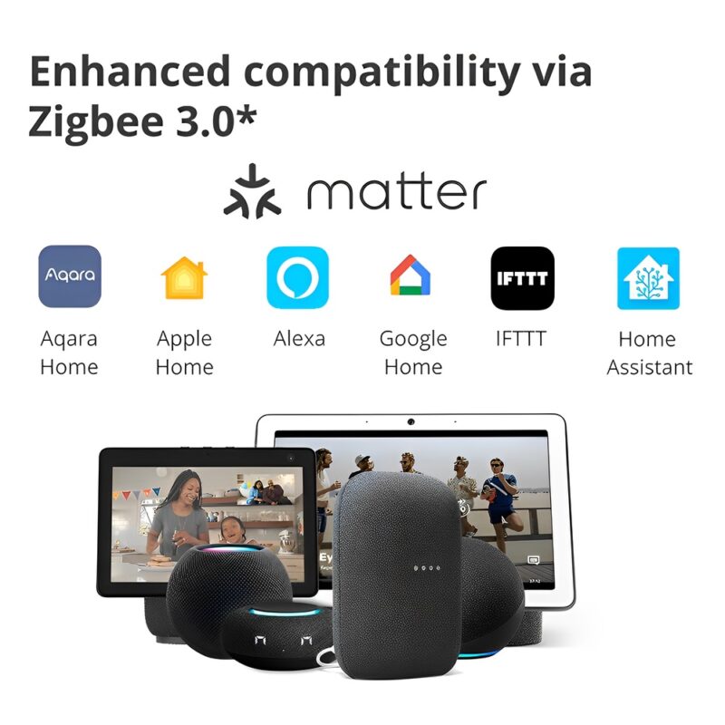 Sensor para Portas e Janelas Aqara T1 (Zigbee 3.0) Preto