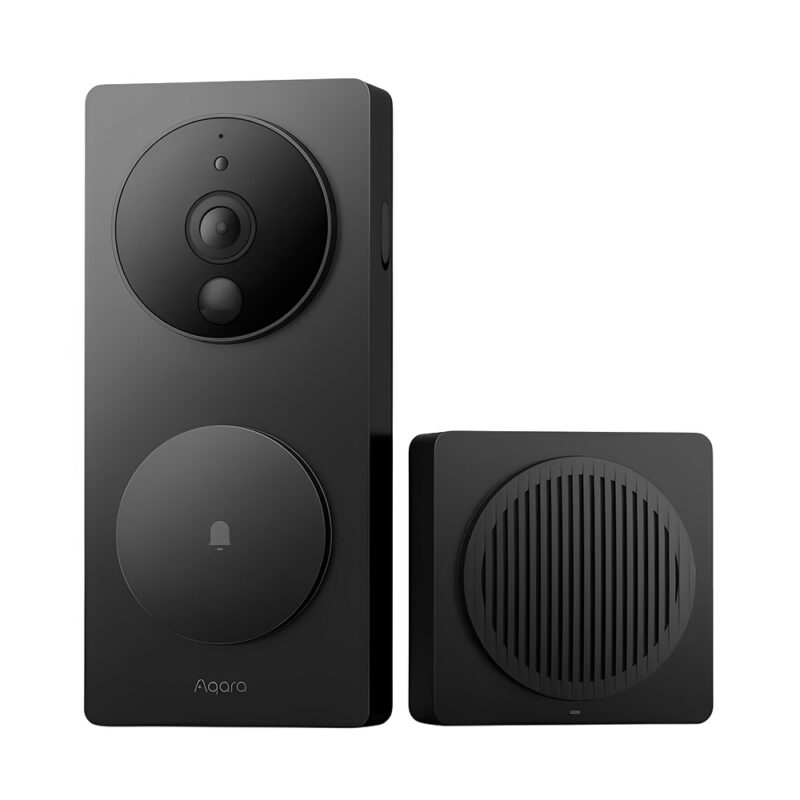 Campainha Vídeo Aqara G4 Alexa Google Assistente Preta