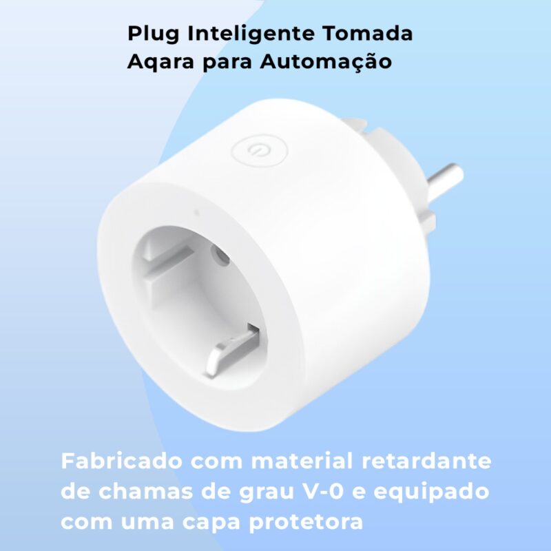 Plug Inteligente Tomada Aqara para Automação Casa Branco