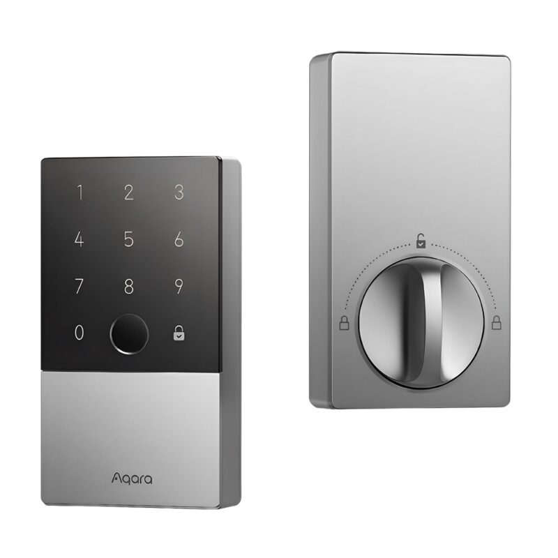 Fechadura Inteligente Aqara U100, Hub E1 2Card Nfc Prata