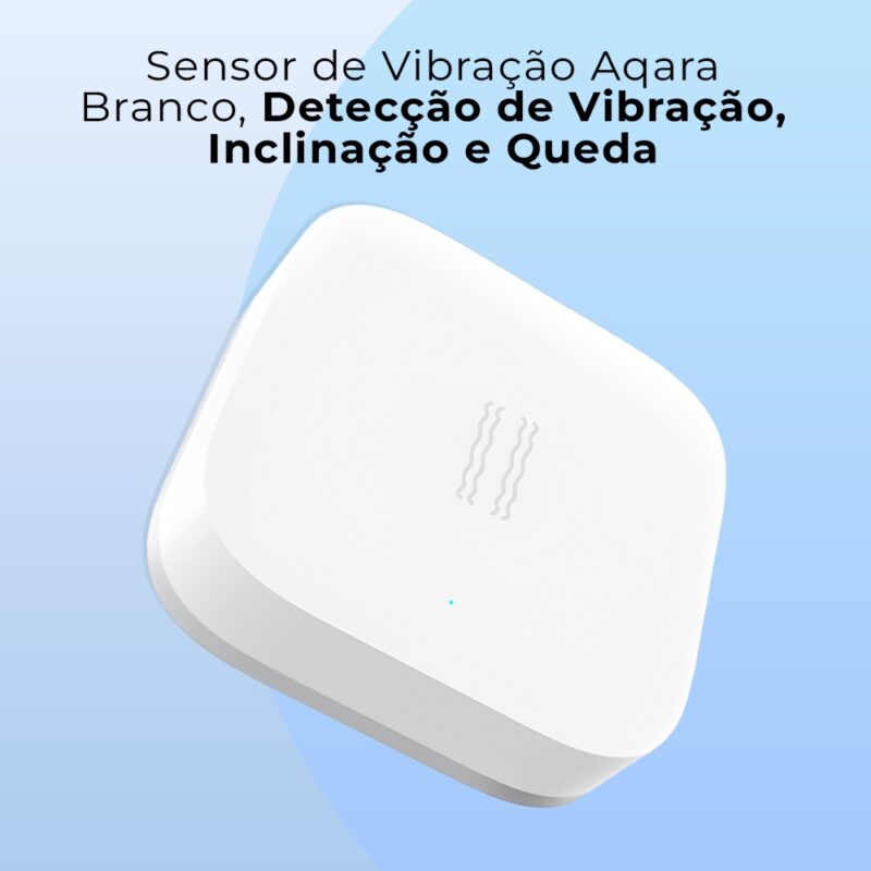 Sensor Vibração Inteligente Aqara Alexa e G. Home Branco