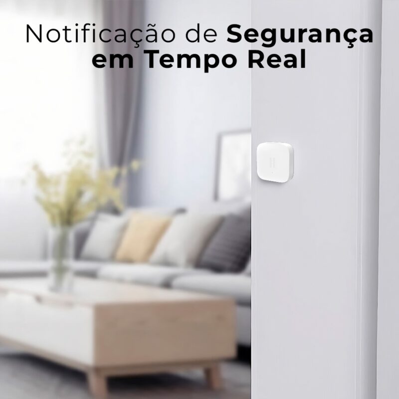 Sensor Vibração Inteligente Aqara Alexa e G. Home Branco