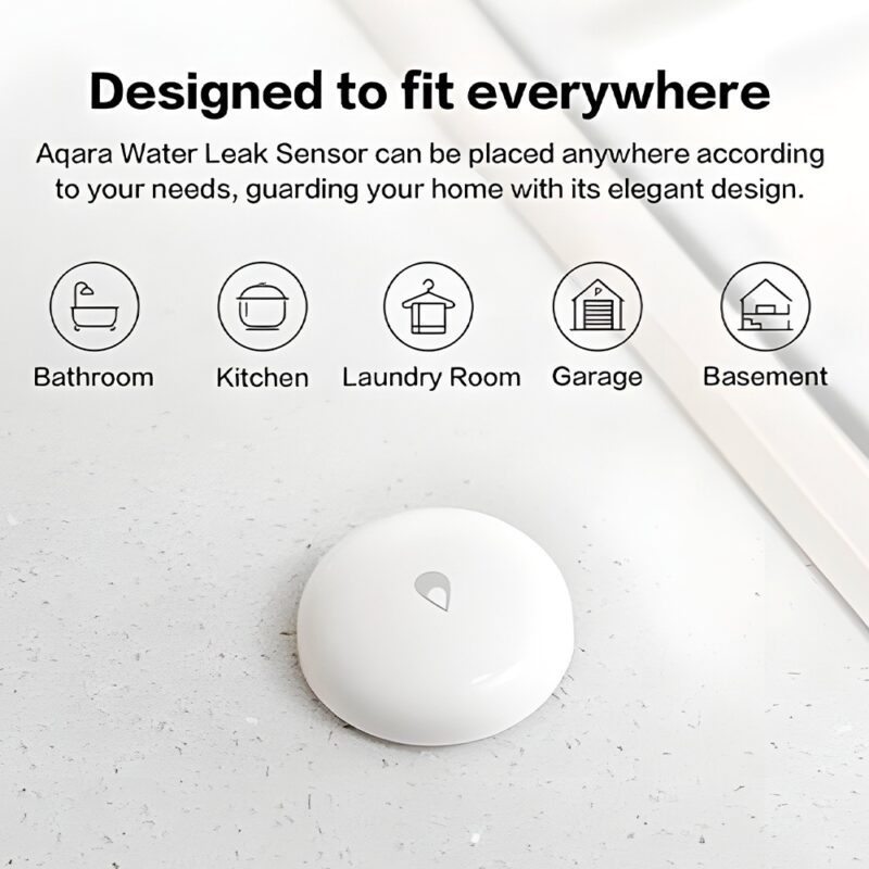 Sensor Vazamento Água Aqara T1 (Zigbee 3.0) Alexa Branco