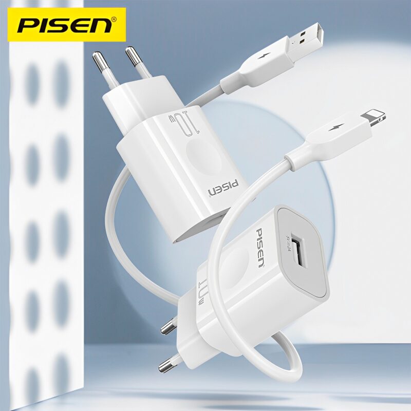 Carregador Usb Pisen TS-C134A Porta Usb A Máx 10W Branco