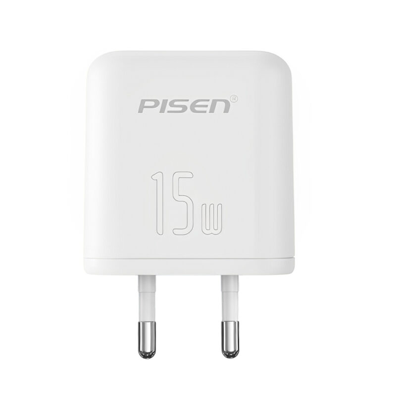 Carregador Usb Pisen TP-C45 3 Porta USB-A Max 15W Branco