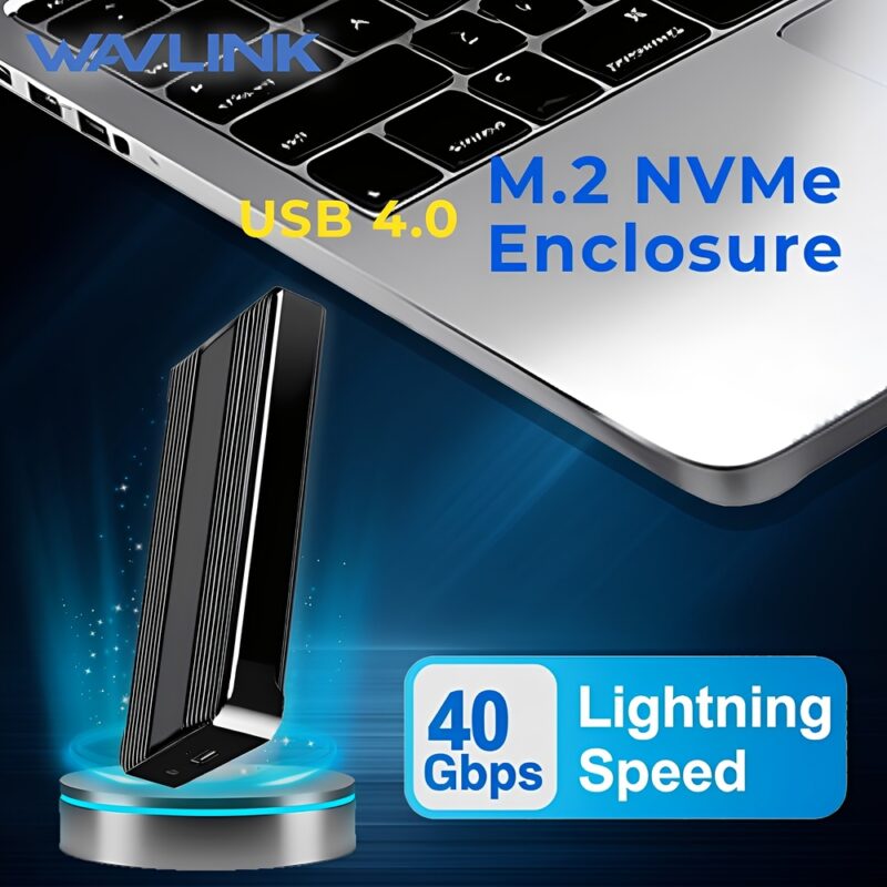 Gabinete Case Externa Wavlink M.2 Nvme PCIe B+M/M-Key