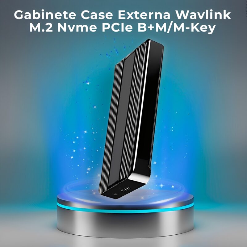 Gabinete Case Externa Wavlink M.2 Nvme PCIe B+M/M-Key