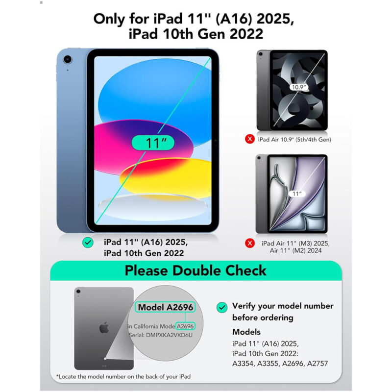 Película Tela Magnética Esr para iPad 11/10 Transparente