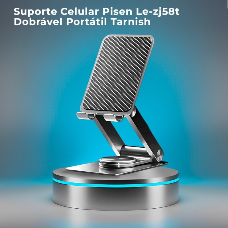 Suporte Celular Pisen Le-zj58t Dobrável Portátil Tarnish