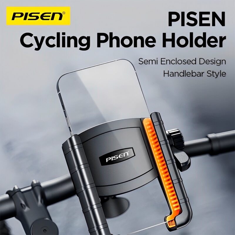 Suporte Celular Ciclismo Pisen TP-ZJ01 para Guidão Preto