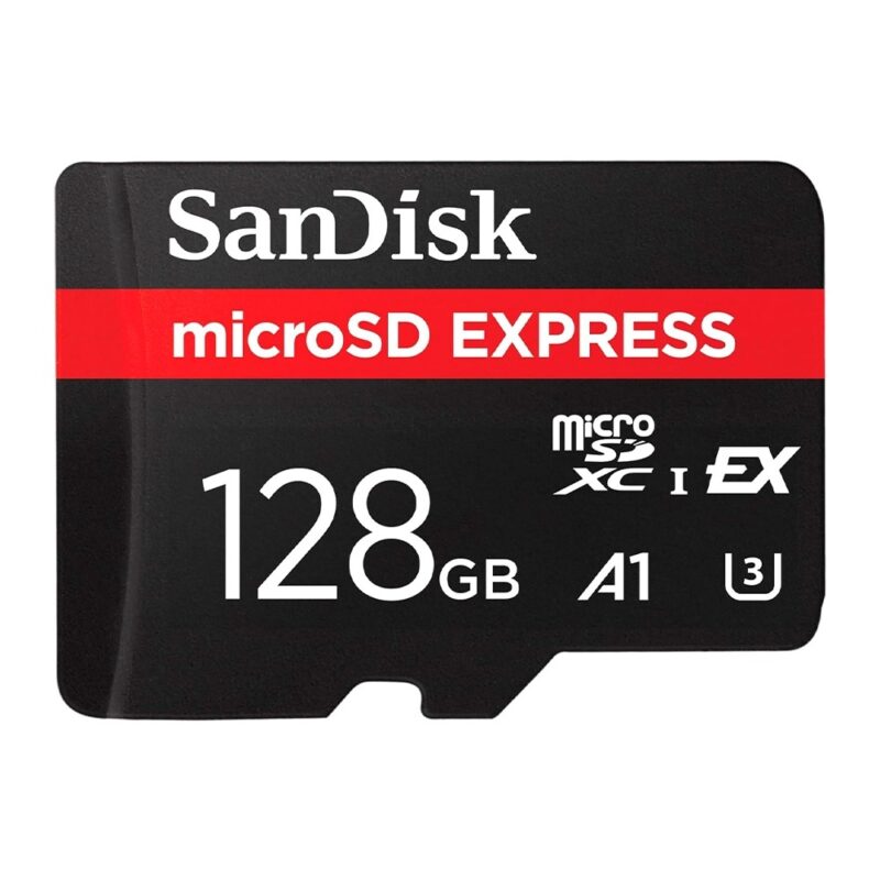 Cartão de Memória Sandisk 128gb Micro Sd Express 100Mbs