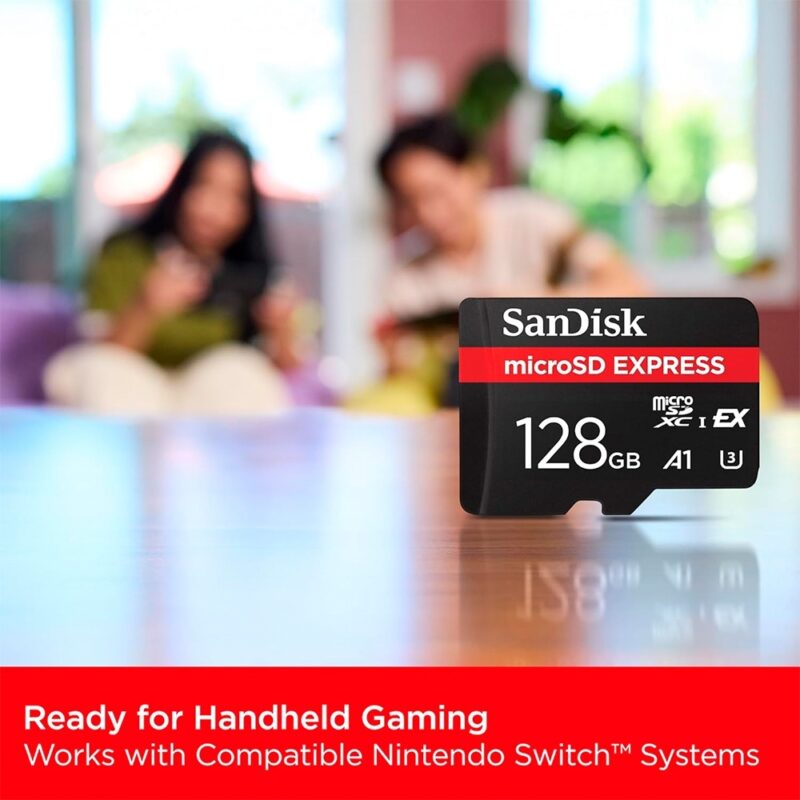 Cartão de Memória Sandisk 128gb Micro Sd Express 100Mbs