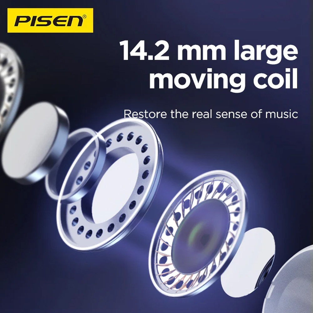 Fone de Ouvido Pisen AP01 Intra Auricular 3.5mm Branco