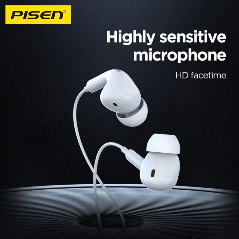 Fone de Ouvido In-ear Pisen AP03 3.5mm Branco