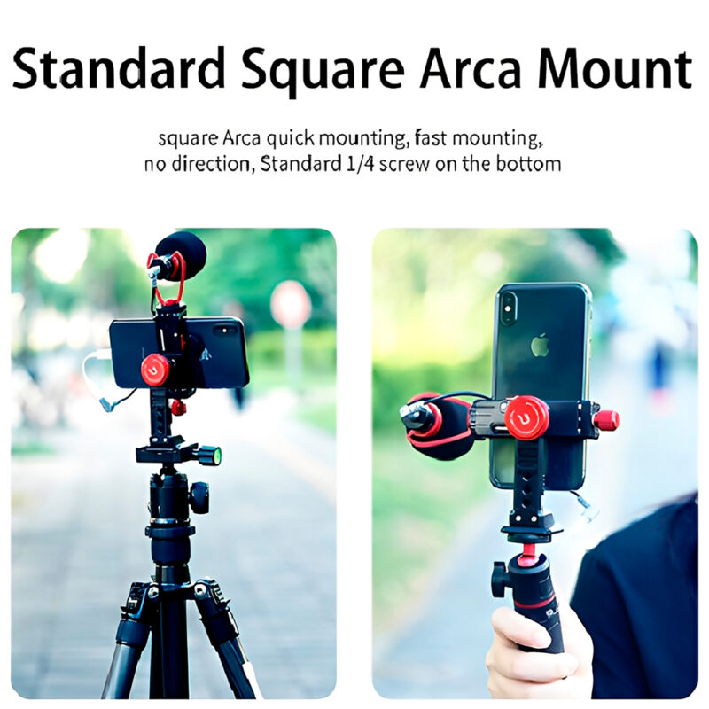 Suporte de Metal Ulanzi ST-14 360º para Smartphone Preto