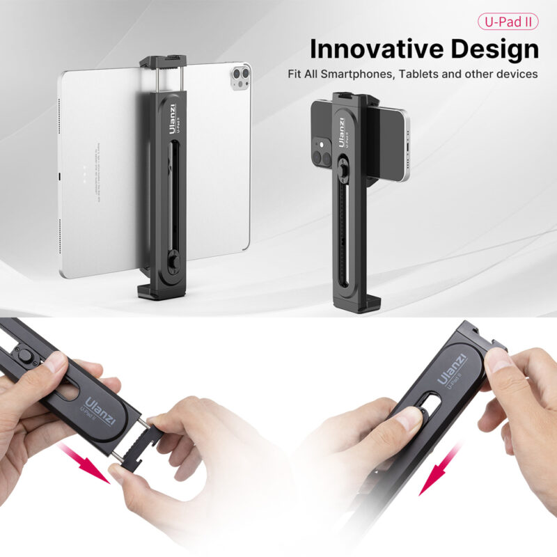 Suporte de Tripé Ulanzi U-Pad II Smartphone Tablet Preto