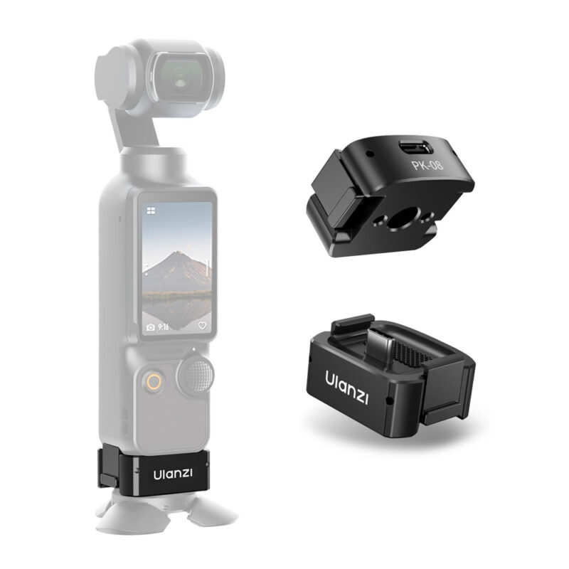 Adaptador Ulanzi PK-11 p/DJI Osmo Pocket 3 USB-C e 1/4"