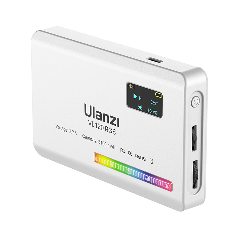 Luz de Led Rgb Vídeo/Foto Ulanzi VL120 2500-900K Branca