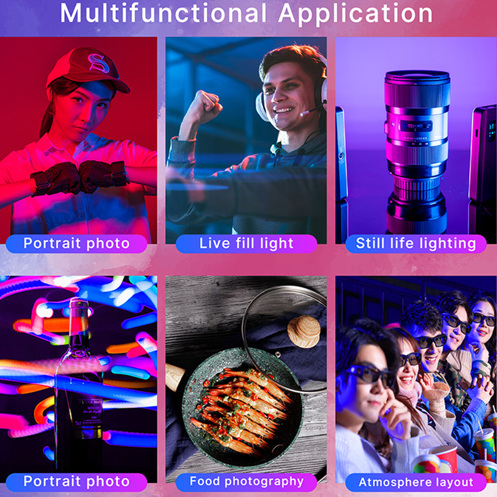 Luz de Led Rgb Vídeo/Foto Ulanzi VL120 2500-900K Branca