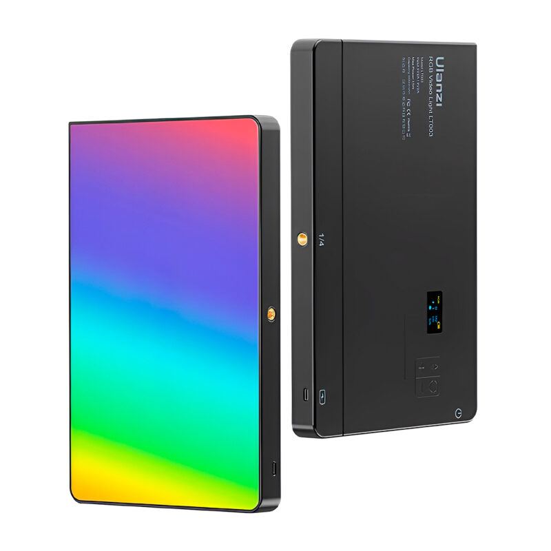 Luz de Led Vídeo Rgb Ulanzi 10" 15W 2500K-9000K Preta