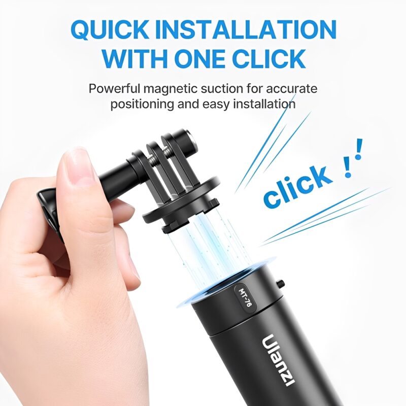 Bastão de Selfie Ulanzi MT-76 Go Quick II 1.5M Preto