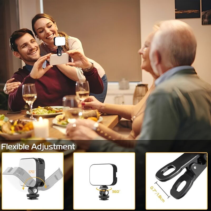 Luz Led Vídeo para Câmera Ulanzi VL100X Bicolor Preta