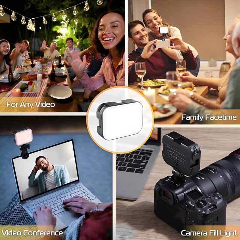 Luz Led Vídeo para Câmera Ulanzi VL100X Bicolor Preta