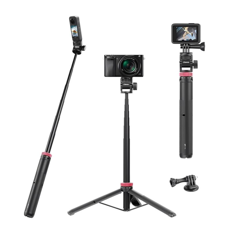 Tripé/Bastão Selfie Ulanzi MT-71 Suporte p/Celular Preto
