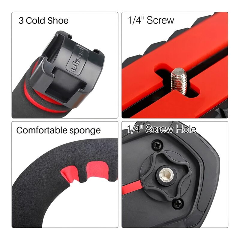 Suporte Estabilizador Portátil U-Grip Pro U Câmera Preto