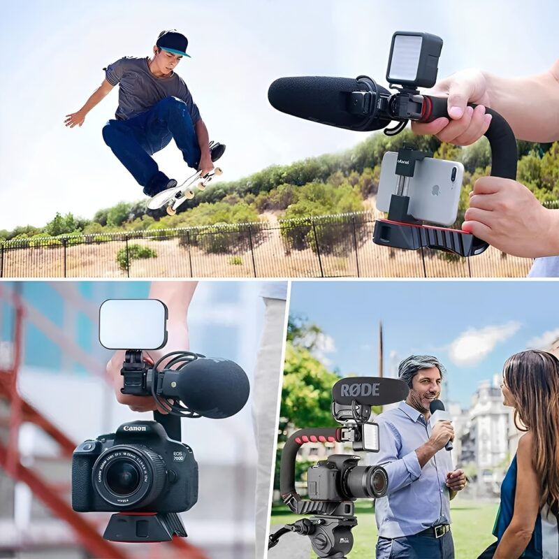 Suporte Estabilizador Portátil U-Grip Pro U Câmera Preto