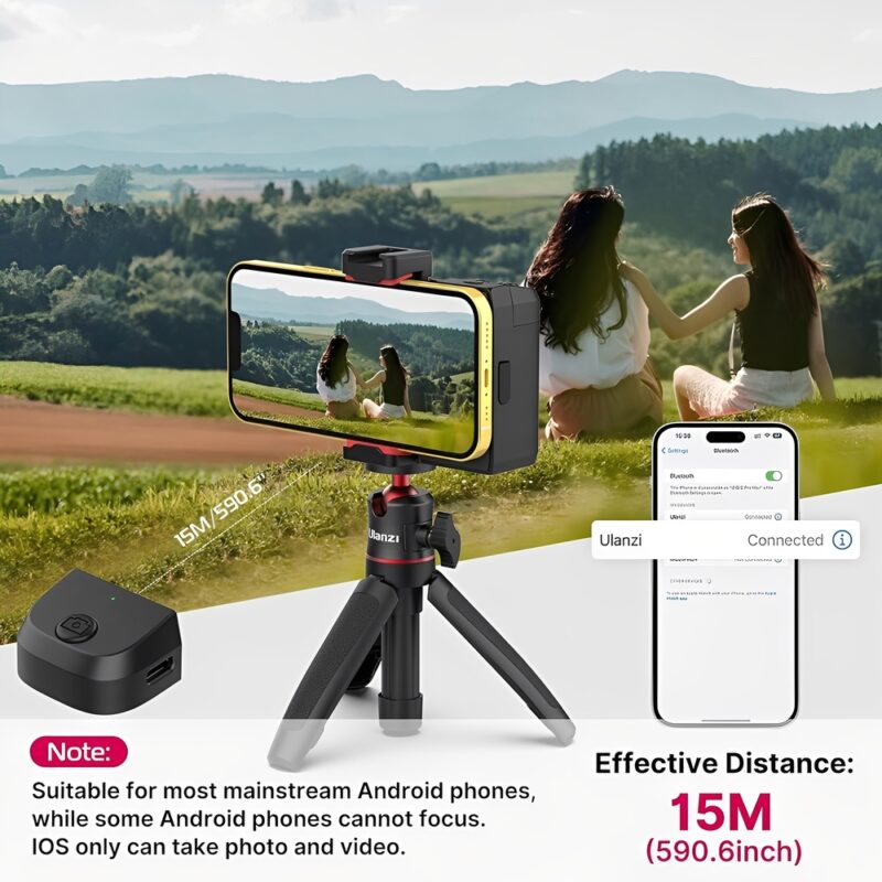 Suporte p/Câmera Smartphone Ulanzi Cg02 Foto/Vídeo Preto
