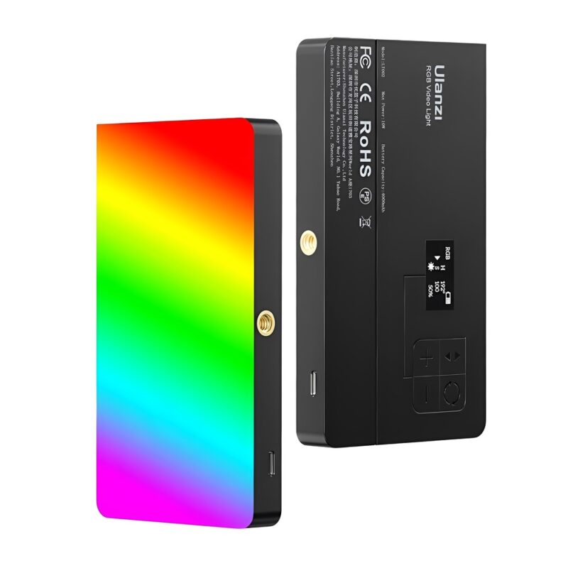 Luz de Led Rgb Ulanzi LT002 p/Estúdio Fotográfico Preto