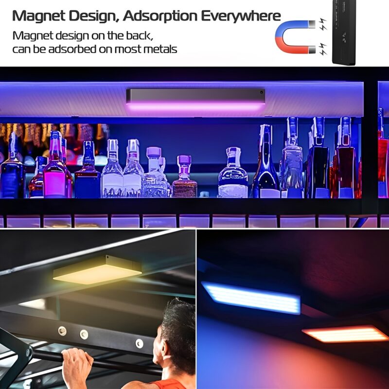 Luz de Led Rgb Ulanzi LT002 p/Estúdio Fotográfico Preto