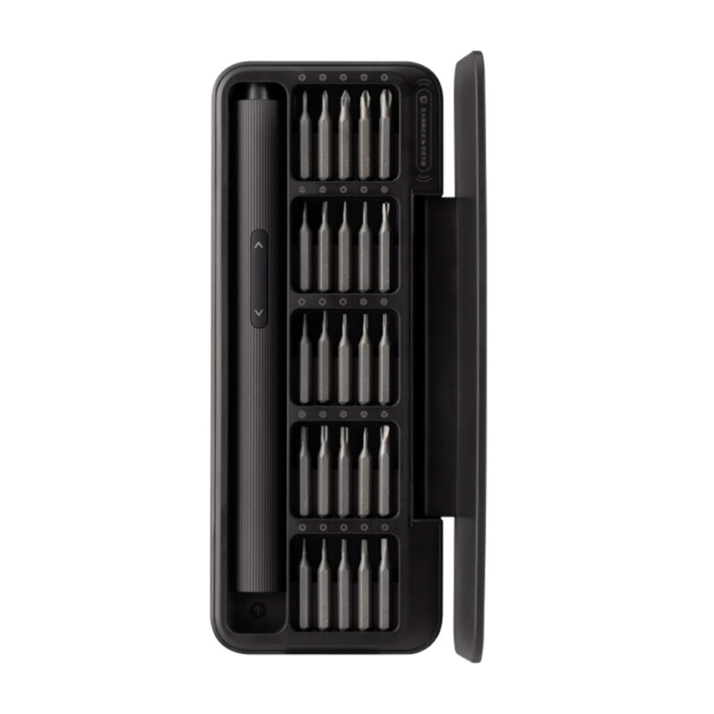 Kit Ferramenta Parafusadeira Hoto 25Bits Magnética Cinza