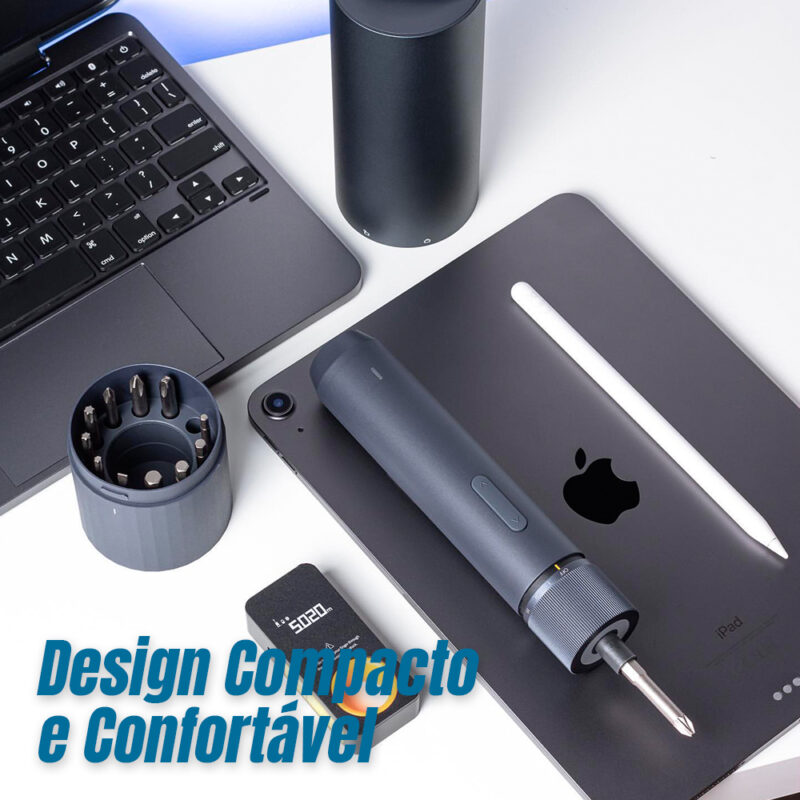 Aparafusadora Elétrica Lite 3.6V Hoto 12Bits, Led, Usb-C