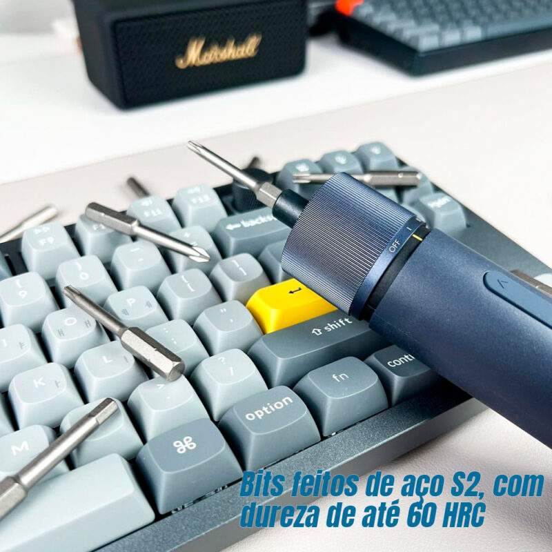Aparafusadora Elétrica Lite 3.6V Hoto 12Bits, Led, Usb-C