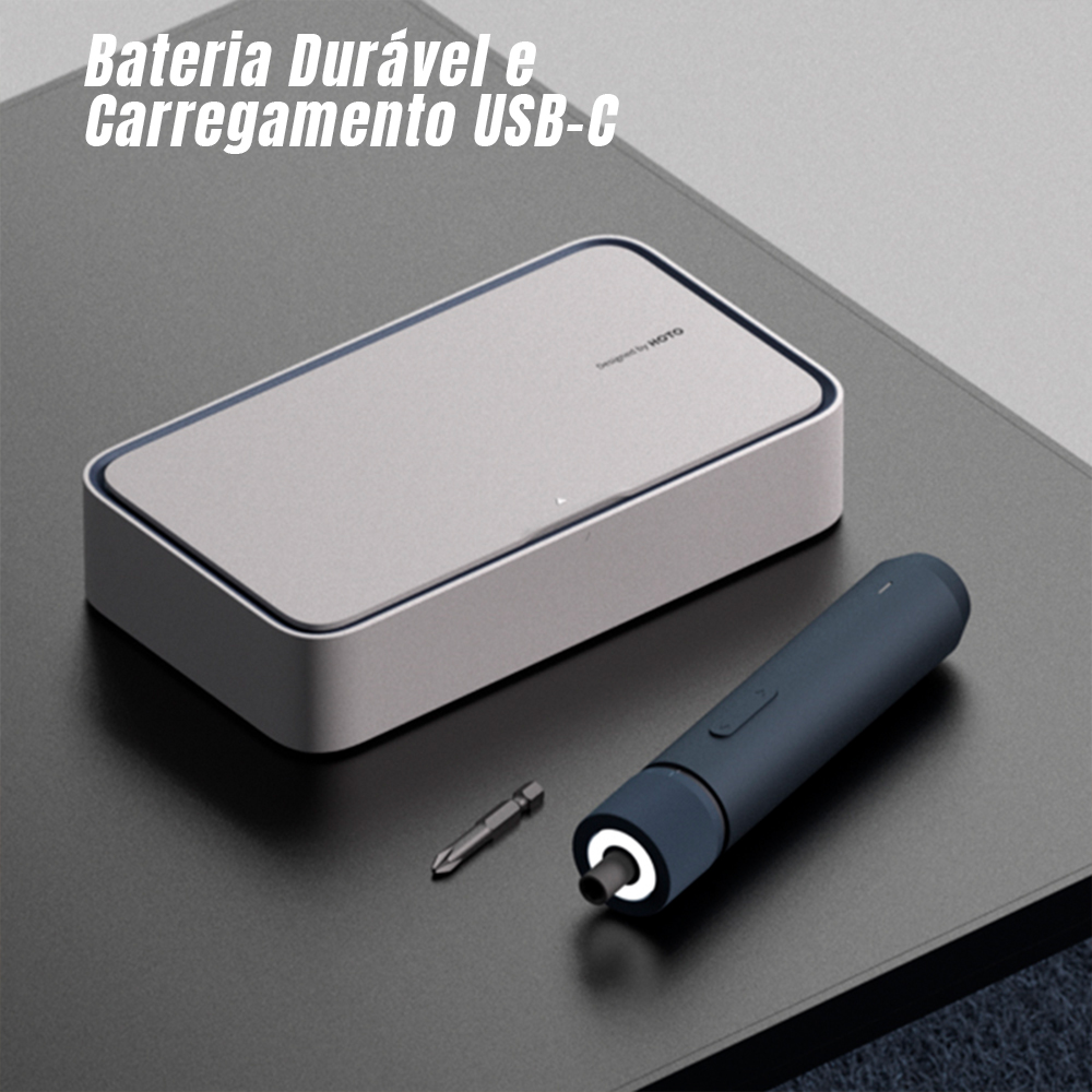 Kit Chaves Hoto Aparafusadeira 3.6V, 25 Bits, Led, Usb-C