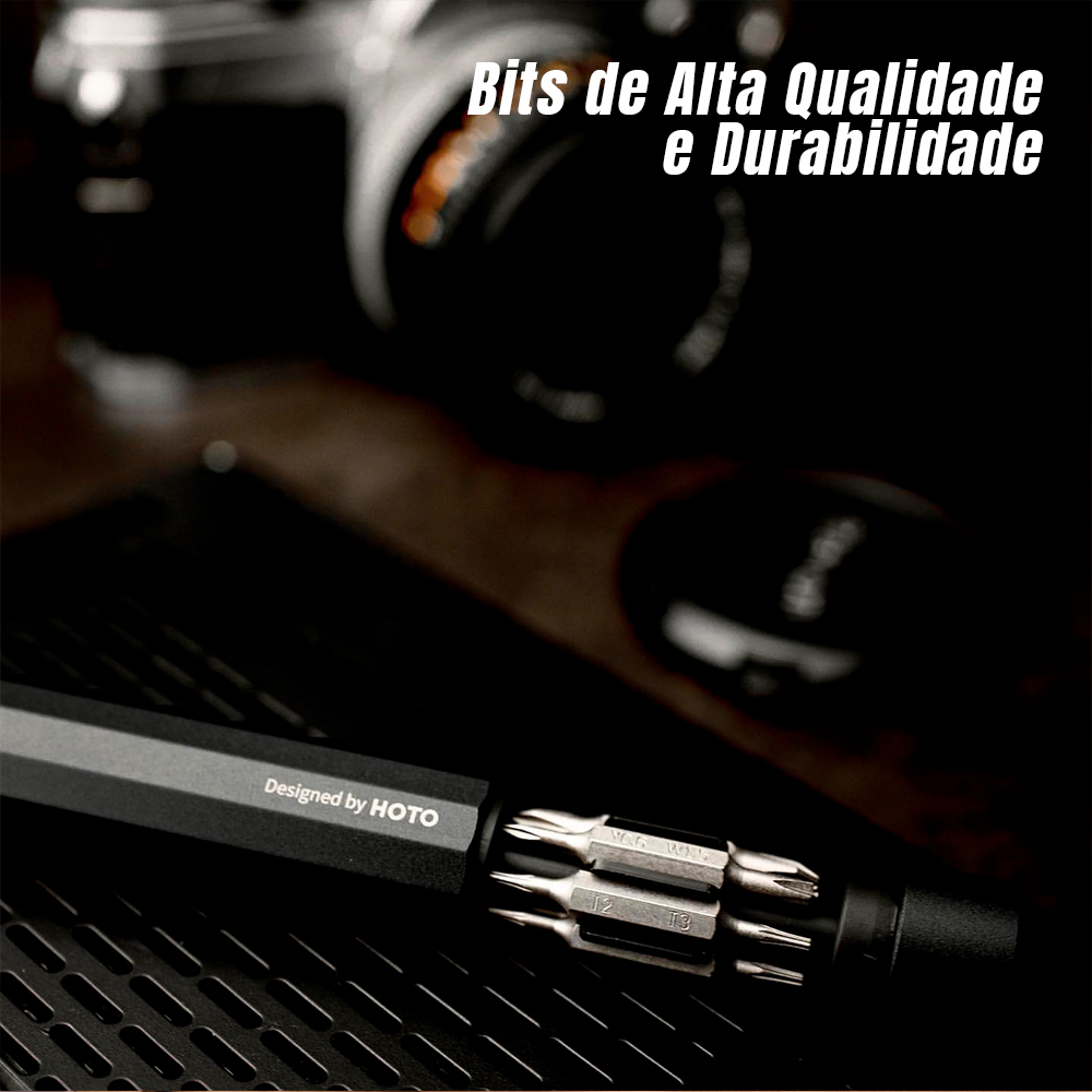 Kit Multifuncional Hoto 24-in-1 Reparo Eletrônicos Cinza