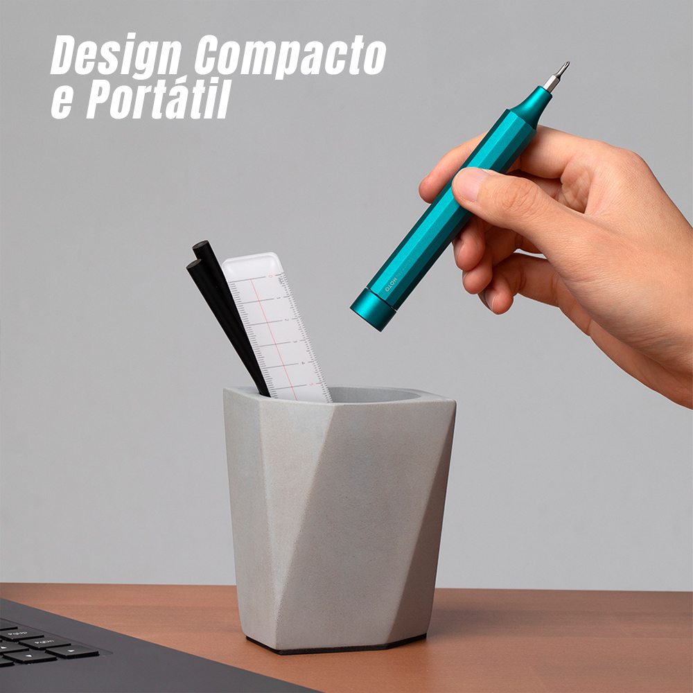 Kit Multifuncional Hoto 24-in-1 Reparo Eletrônicos Cinza