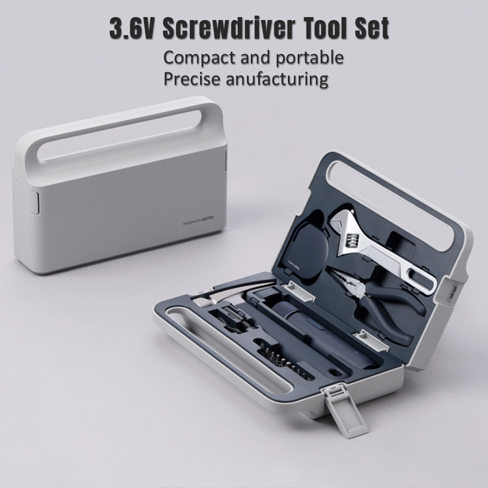 Kit de Ferramentas Multifuncional Hoto 9Peças Fenda 3.6V