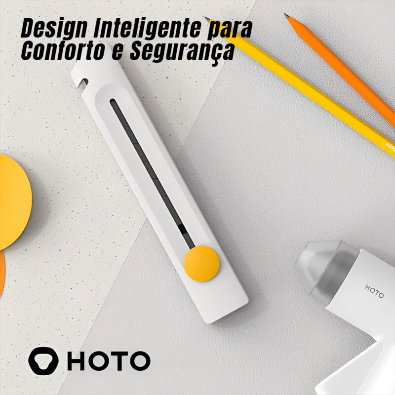 Estilete Hoto SK5 Lâmina Retrátil Cortes Precisos Cinza