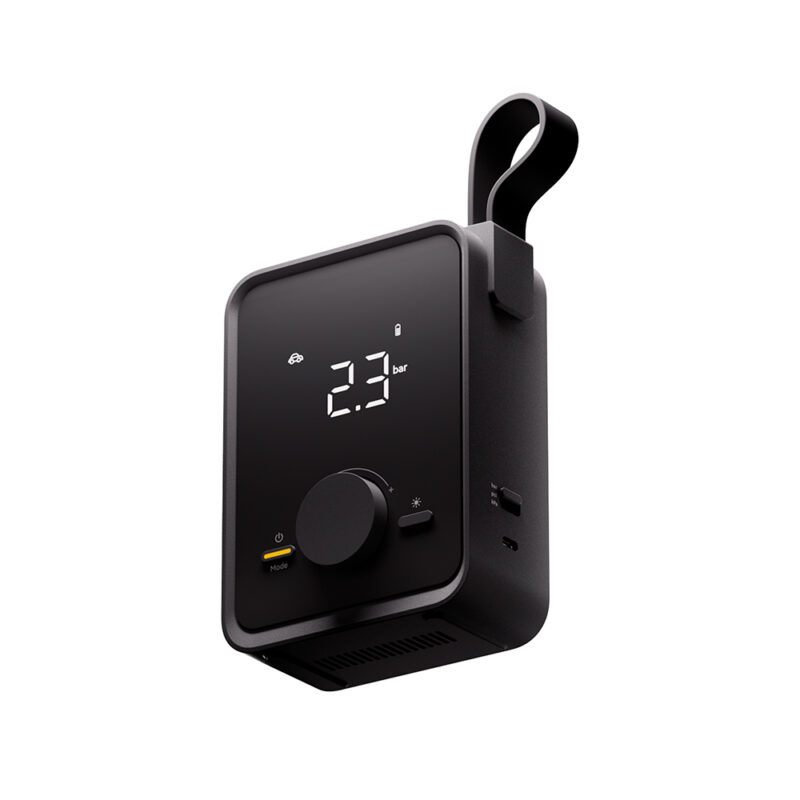 Bomba de Ar Hota Pro Mini Compressor Automotivo Preto