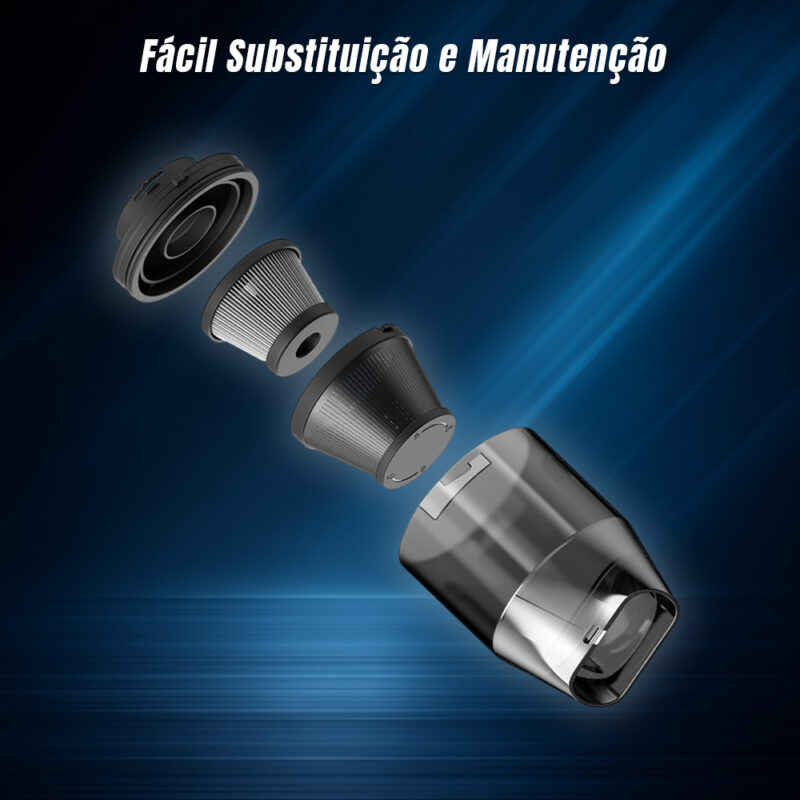 Filtro HEPA Reposição Hoto 4 Pcs Aspirador Ar Comprimido