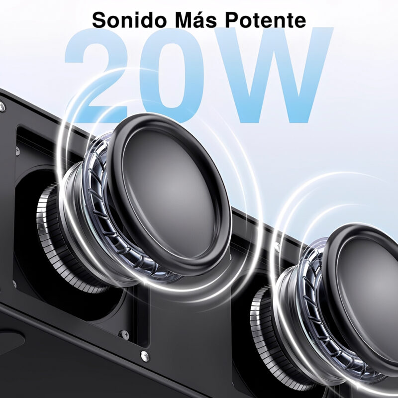 Caixinha Bluetooth 5.3 1Hora Alto-falante Portátil Preto