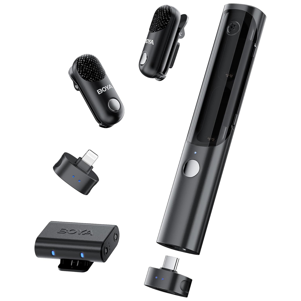 Microfone Lapela Boya Magic-02 iPhone/Android/Câmera