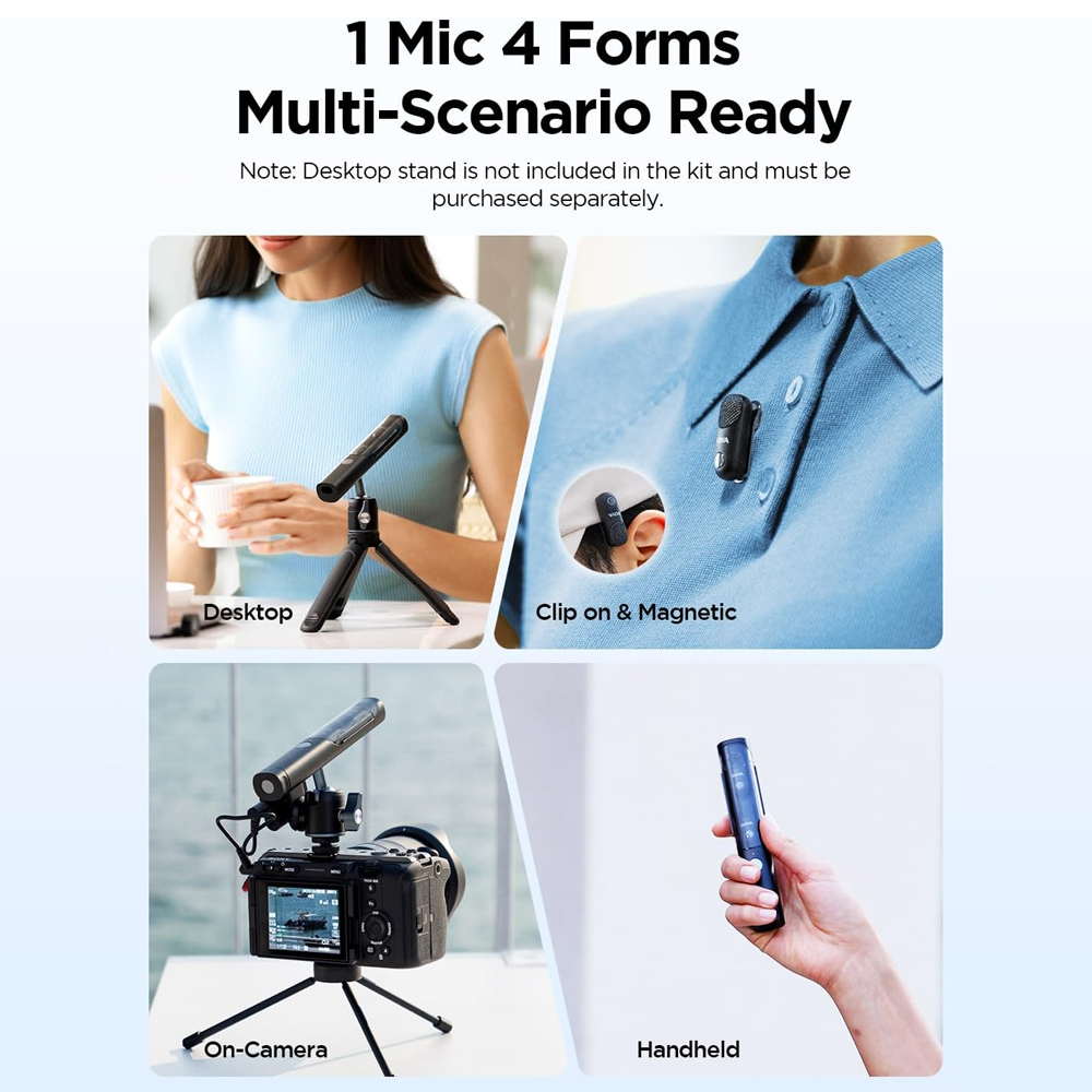 Microfone Lapela Boya Magic-02 iPhone/Android/Câmera