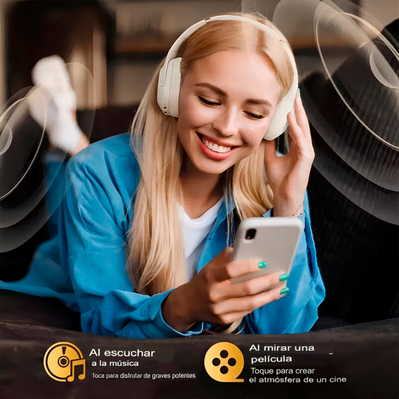 Fone Haylou S30 Pro Branco Creamy ANC 43dB Bluetooth 5.4