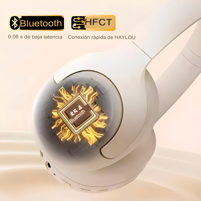 Fone Haylou S30 Pro Branco Creamy ANC 43dB Bluetooth 5.4