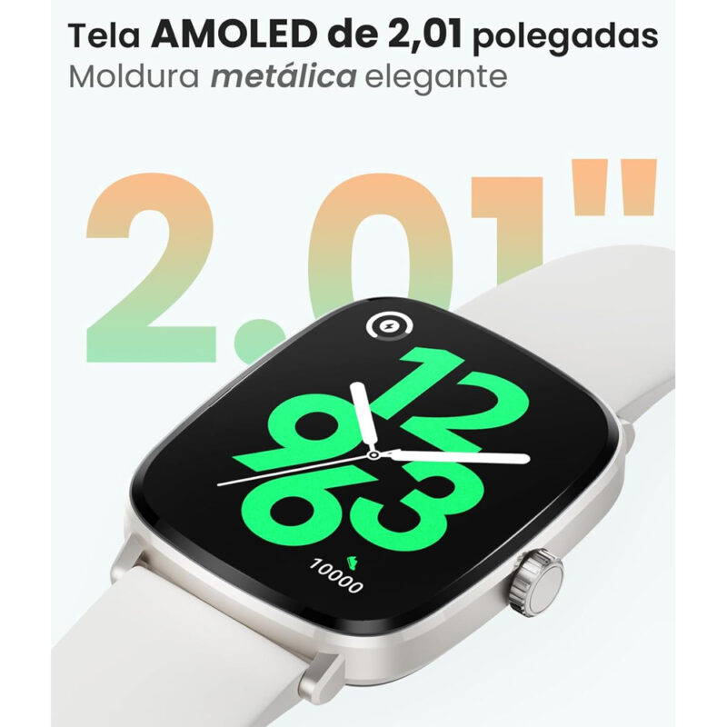 Smartwatch Haylou Prata RS5 LS19 2.01" Chamada Bluetooth